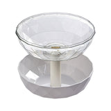 Maxbell Fruit Bowl Vegetables Holder Sturdy Multifunction for Table Office Bread Clear