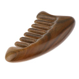 Maxbell Anti-Static Wide Tooth Natural Sandalwood Scalp Massage Detangling Hair Comb