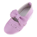 Max 1/3 BJD Shoes Bowknot High Heels for Dollfie Girl Dress-up Accessory Purple