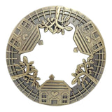 Maxbell Retro Style Jar Candle Topper Lid Accelerate Melting Shade Home Decor Bronze