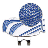 Maxbell Golf Hat Clip with Detachable Magnetic Golf Ball Marker for Golf Cap Blue