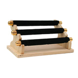 Maxbell Freestanding Rings Display Holder Showcase Holder for Home Tabletop Black