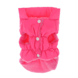 Maxbell Dog Cold Weather Coat Warm Cotton Doggie Vest for Small Medium Dog Pink L
