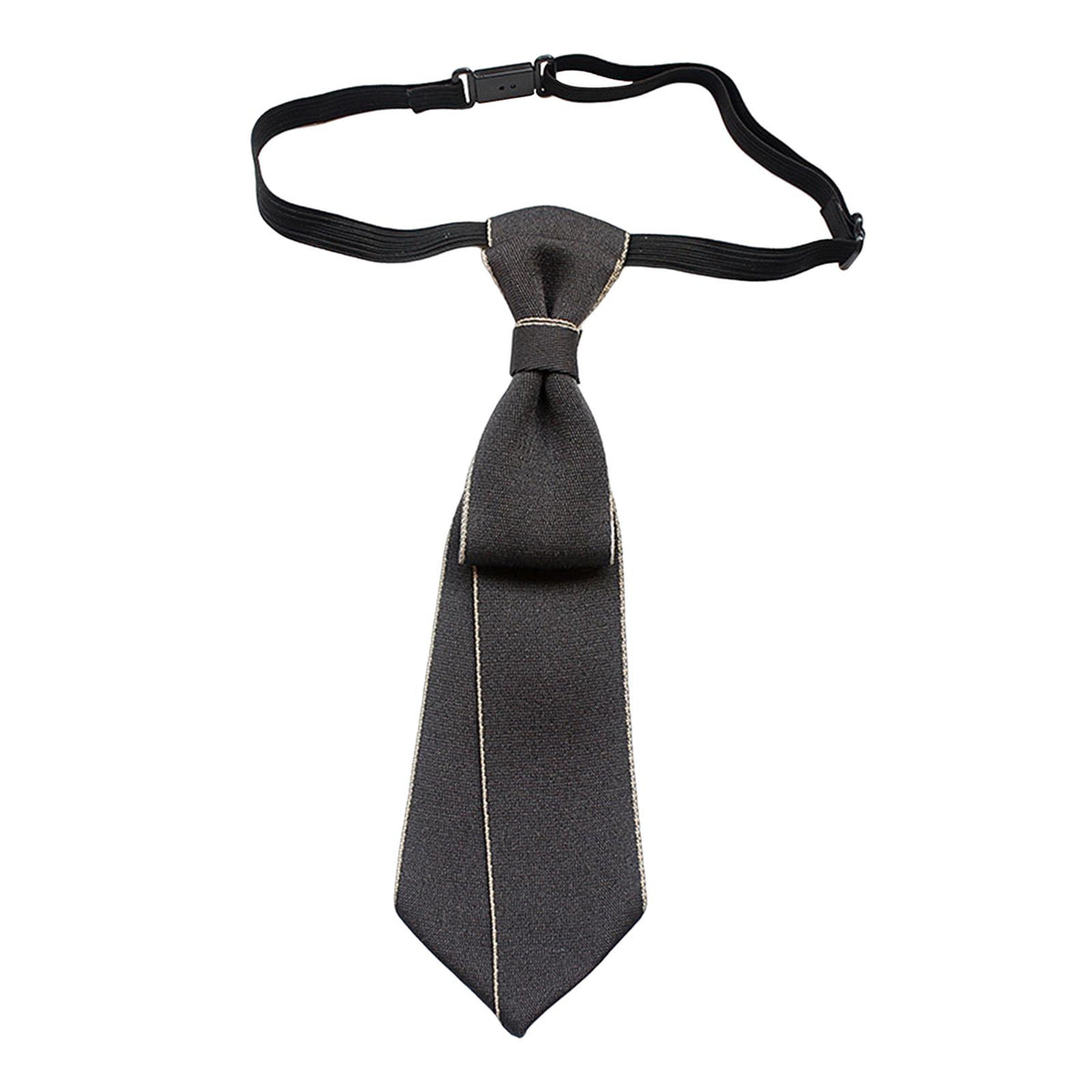 Maxbell Men Necktie Women Pre Tied Necktie Pretied Ties for Party Carnivals Concerts Gray Sharp Corner