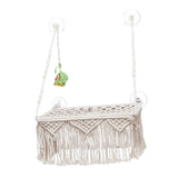 Maxbell Cat Hammock Playing Boho Handwoven Tapestry Swing Bed Wall Hanging Kitten