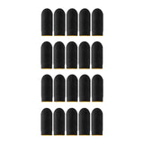 Maxbell 20 Pieces Gaming Finger Sleeves Anti Sweat Breathable Cover for Mobile Game Yellow