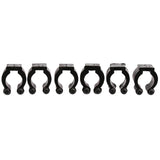 Maxbell 6PCS Billiards Snooker Accessories Cue Clips for Pool Cue Racks Black