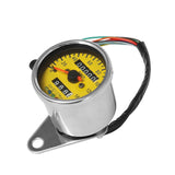 Maxbell Motorbicycle Instrument Digital Tachometer for Motorbike Modification Electroplated yellow