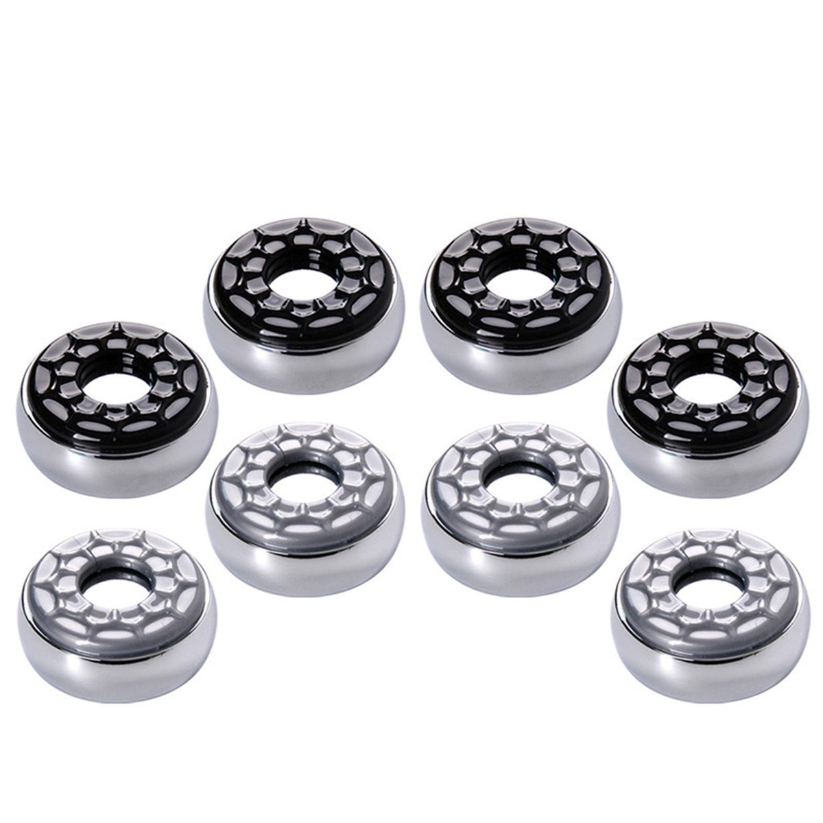 Maxbell 8Pcs Portable Shuffleboard Pucks Tabletop Game Pucks Matt Surface for Kids