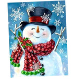Max Maxb DIY 5D Diamond Painting Craft Embroidery Cross Stitch Kits 25x35cm Snowman B