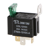 Maxbell DC 12V 30A 4 Pin Heavy Duty Splitter Charge ON/OFF Fuse Relay Car Truck Boat