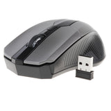 Max Laptop Wireless Mouse with USB Nano Receiver Fast Scroll Mobile Mouse Gray
