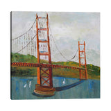 Max Abstract Building Decorative Hanging Painting Bridge_40cmx40cm