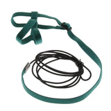 Max Parrot Bird Leash Outdoor Adjustable Harness Training Rope Green S