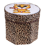 Maxbell Folding Ottoman Stool Storage Box Room Footstool Camping Chair Fishing Seat Spot