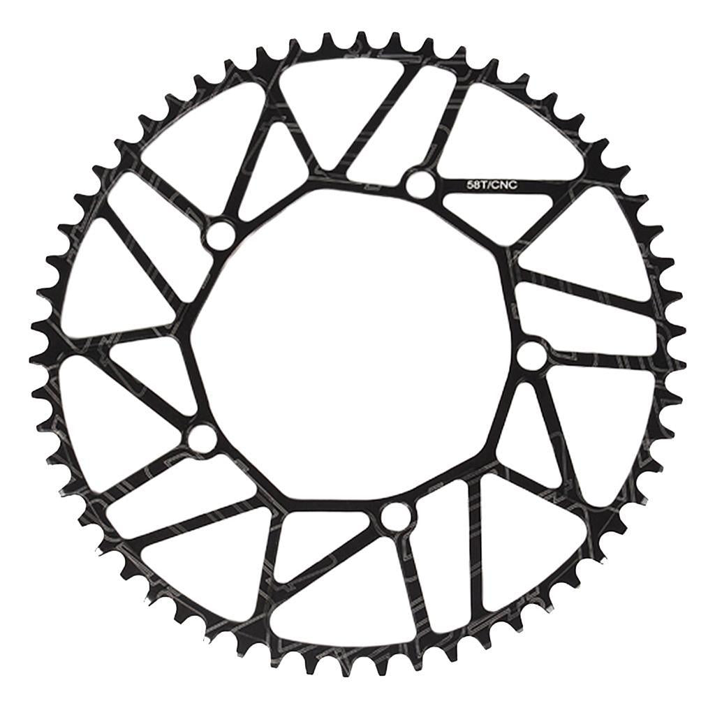 Max Folding Bike Chainring BCD 130mm Chain Ring Narrow Wide Chainwheels  58T
