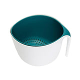 Maxbell Kitchen Fruit Vegetables Strainer Washing Basket Storage Salad White Blue