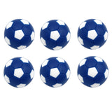 Maxbell 6pcs 32mm Table Soccer Football Foosball Balls Fussball Replacement Blue