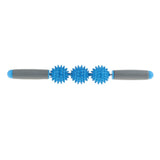Max Spiky Ball Trigger Point Muscle Stick Roller Massage Wand Rolling Blue