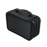 Maxbell Pencil Case Pen Bag Storage 72 Slots with Zipper for Adults Stationery Black