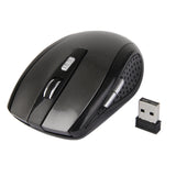Maxbell Slim 2.4GHz Wireless Optical Mouse Cordless Mice USB 2.0 Receiver For Laptop  Grey