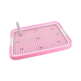 Maxbell Dog Toilet Bedpan Puppy Potty Urinal Lattice Litter Tray, Dog Potty Tray Pink