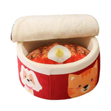 Maxbell Cute Pet Cat Bed Basket Cushion Puppy Kitten Kennel Soft House Dog Pet L