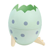 Maxbell Creative Dinosaur Egg Pencil Holder Storage Box Office Desk Decoration Green