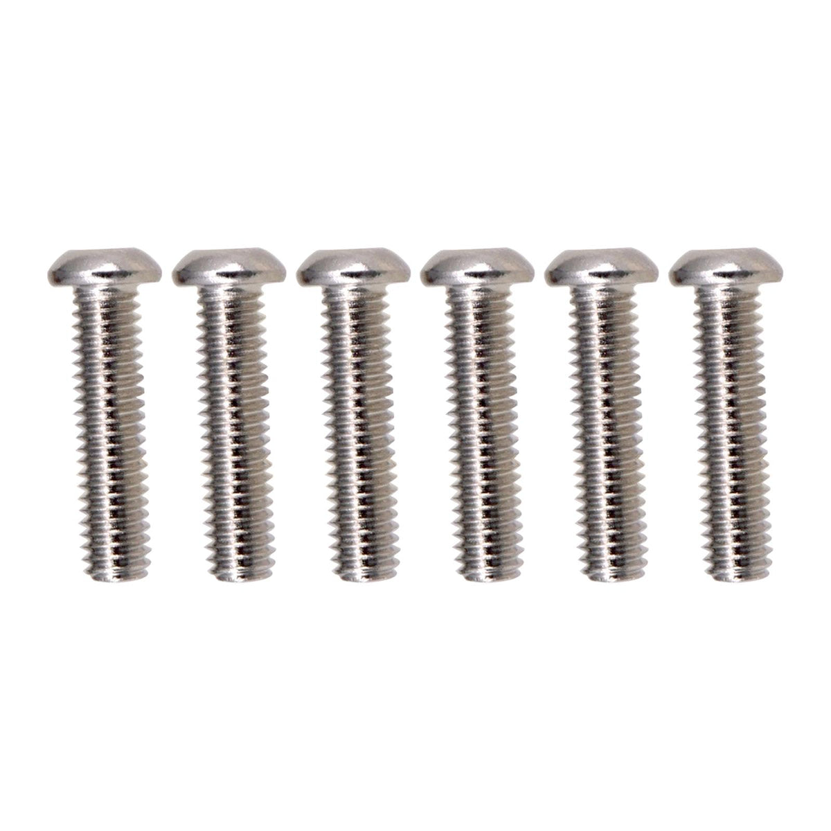 Maxbell Iron Guitar Bridge Saddles Screws Durable for Electric Guitar Bridge Parts Argent