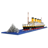 Maxbell 1860pcs Grand Titanic Building Blocks Kit Ship Model Kids Toy Gift