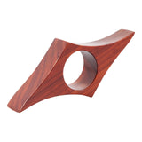 Maxbell Finger Book Holder Compact Portable Thumb Bookmark for Bookworm Gift Readers Cherry Brown S