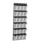 Maxbell Hanging Shoe Organizer Large Capacity Accessory Breathable for Door Bedroom Black