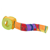 Maxbell Foldable Tube 2 in 1 Hideout Cage Small Pet Cat Tunnel for Dogs Rat Kitten