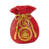 Maxbell Spring Festival Purse Bag Feng Shui Vase Ornament for Shelf Fireplace Mantel Style A