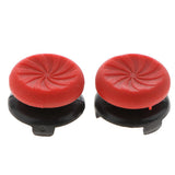 Maxbell 2Pcs Thumb Grips Protector Cap Cover For Playstation 4 PS4 Controller Red
