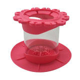 Maxbell Paint Brush Cleaner Rinse Cup Basin Paintbrush Washing Tool for Oil Painting Pink