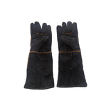 Maxbell Animal Handling Gloves Pet Supplies for Zoo Worker Dogs Black and XL