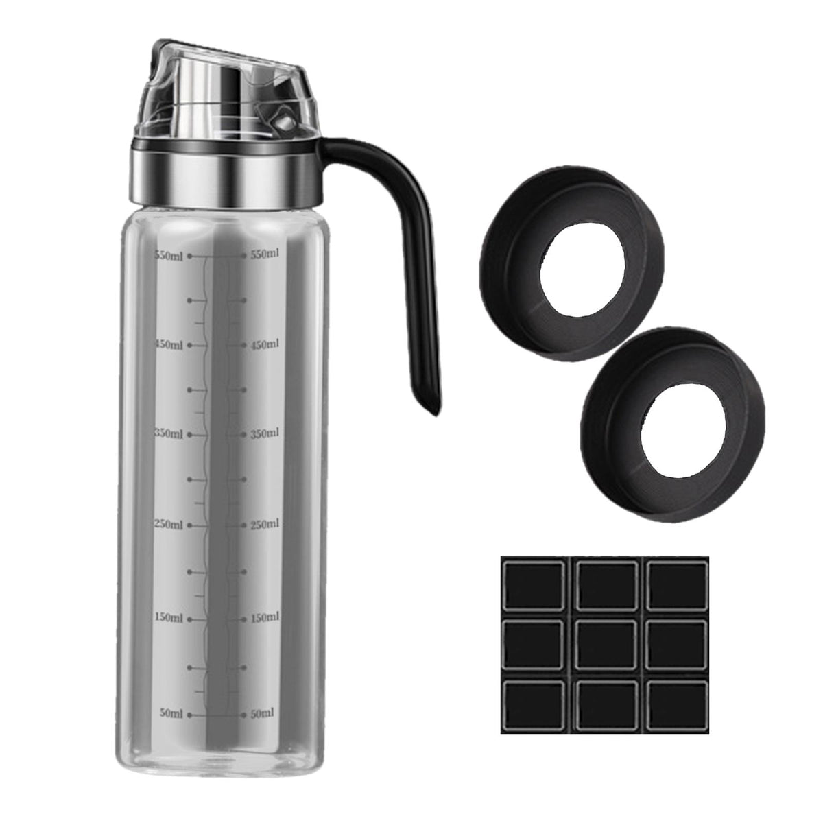 Maxbell Household Empty Oil Bottle Oil Dispenser for Vinegar Large