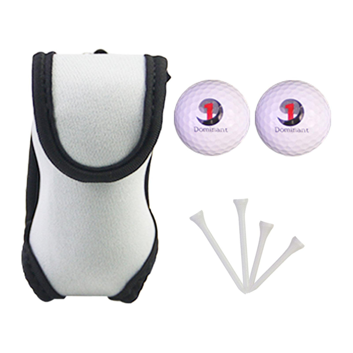 Maxbell Golf Ball Bag Portable Lightweight Small Golf Tee Holder Pouch Fanny Pack