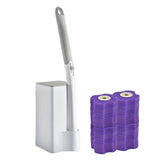 Maxbell Disposable Toilet Brush Cleaning Kit Cleaning System for Hotel Household 20 lavenders
