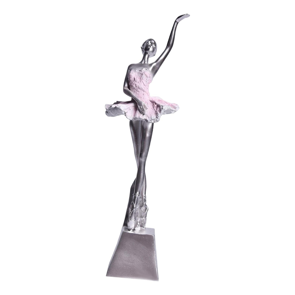 Maxbell Ballet Dancer Sculpture Ornament Artwork Collectiom for Table Living Room D
