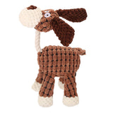 Maxbell Dog Chew Toy Interative Tug Toy for Aggressive Chewer Training Playing Brown