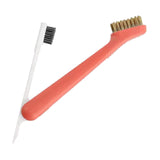 Maxbell Cleaning Brush Kitchen Cleaning Brush Portable for Hotel Bathroom  Orange