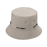 Maxbell Bucket Hat with Rope Breathable Summer for Gardening Fishing Hunting gray