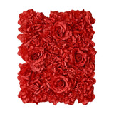 Maxbell Artificial Floral Panel for Weddings Outdoor Decor red