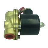Maxbell DC24V/AC220V 1/2'' Brass Electric Solenoid Valve Water Air Gas Normal Closed DC24V