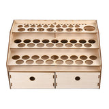 Max Maxb Wood Paint Bottles Rack Stand Pigment Tools Storage Holder for DIY Painting