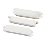 Maxbell Set of 3 White Single Coil Pickup Cover for Electric Guitar