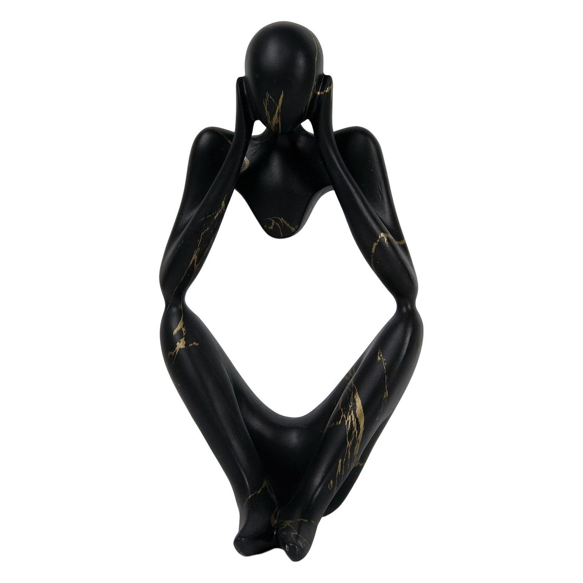 Maxbell Abstract Thinker Statue Collectible Ornament for Living Room Desk Decoration Focus