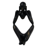 Maxbell Abstract Thinker Statue Collectible Ornament for Living Room Desk Decoration Focus
